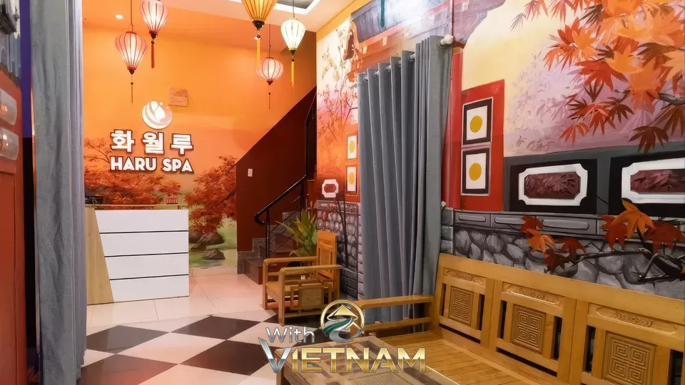 화월루 마사지 리셉션 데스크 전경