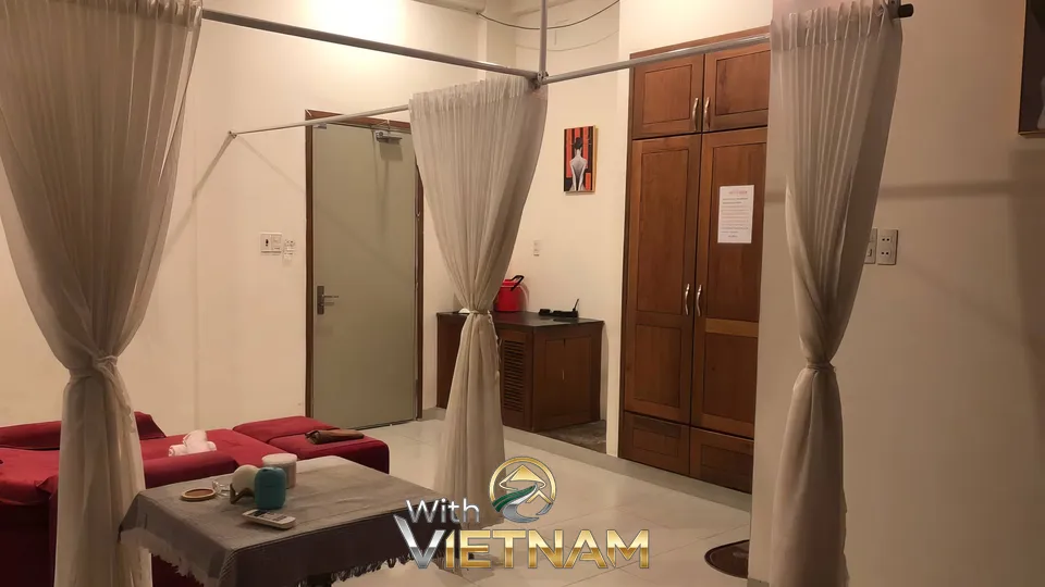 프라이빗한 분위기의 2인용 마사지실