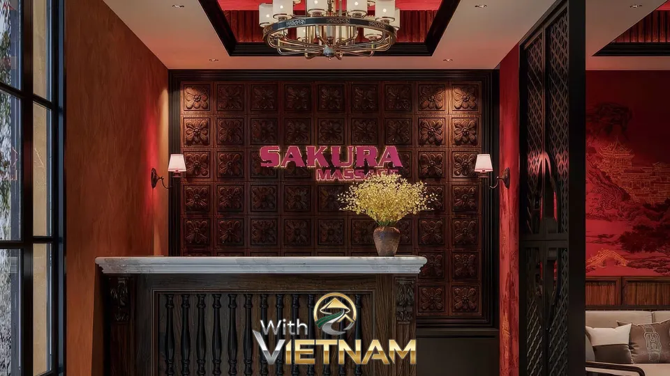 뉴 사쿠라 마사지샵의 접수 데스크