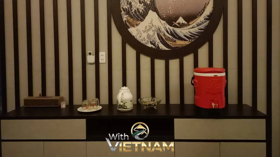 일본풍 마사지샵 내부 장식