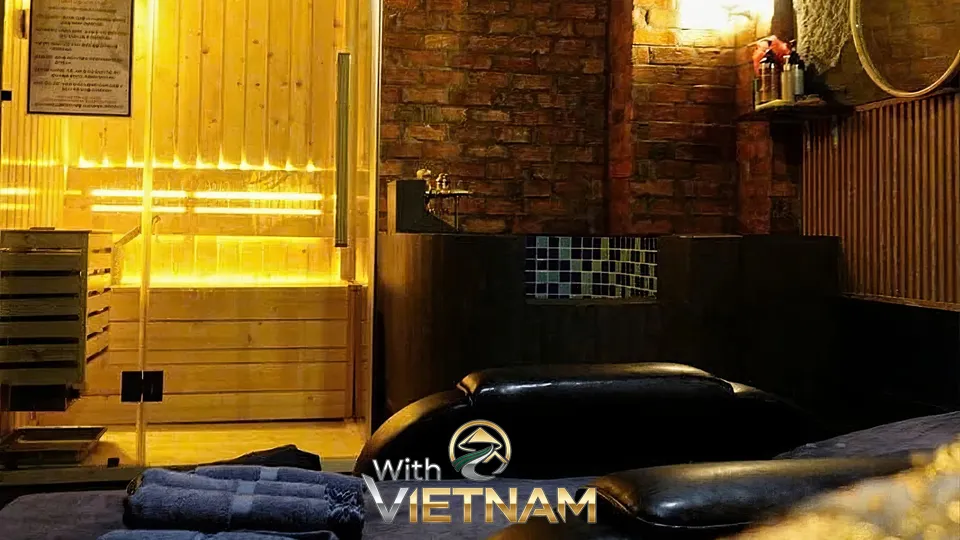 마사지 공간과 사우나